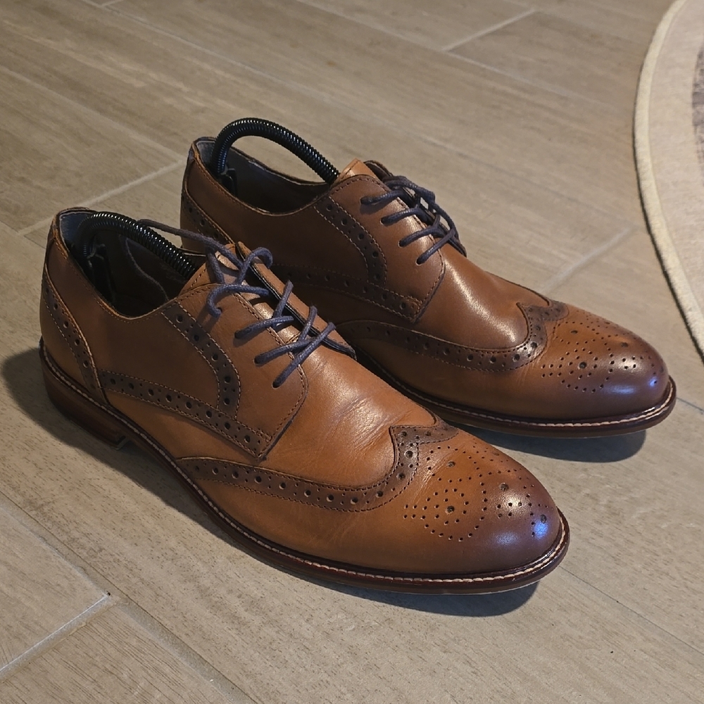 Classic Brown Leather Men's Brogues
